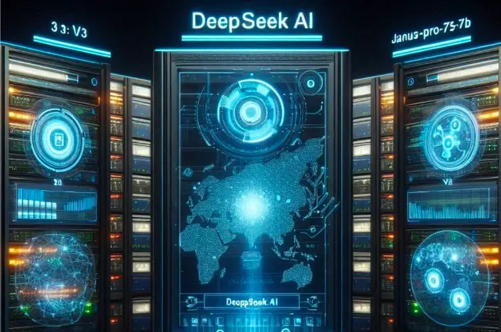 Chinese AI Startup DeepSeek Disrupts the AI Industry with V3, R1, and Janus-Pro-7B Models